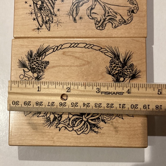 Wood Stamp PSX Lot: Christmas Wreath Angel - Picture 8 of 8